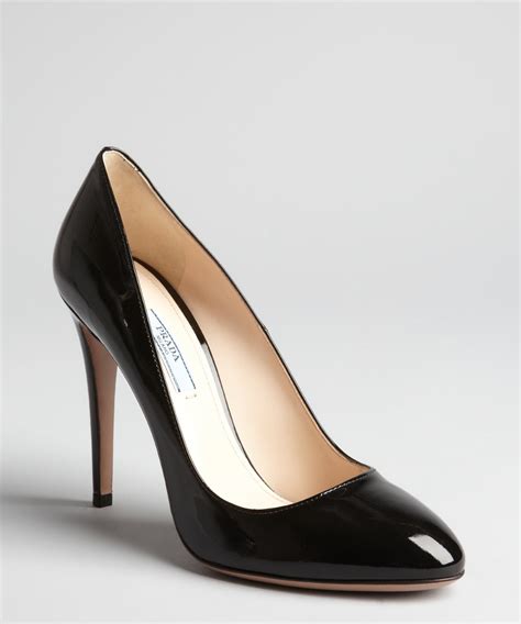 prada black pump|prada classic black pumps.